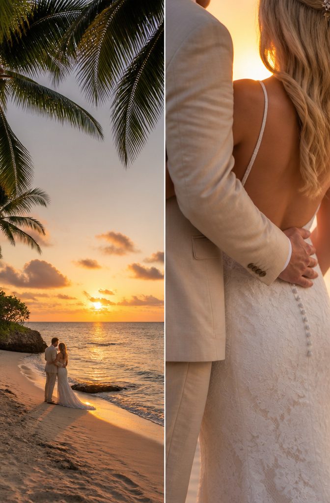 Luxury Destination Wedding: 5 Locations and What to Plan For 10 Photographer preparing for a wedding shoot at a scenic location.
