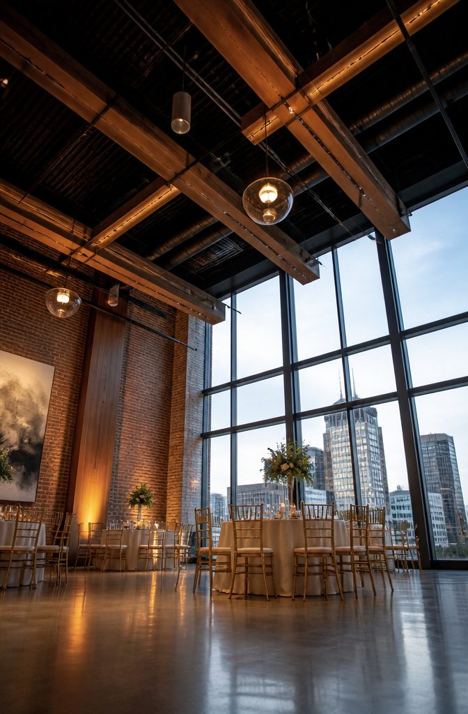 10 Vintage Wedding Venues in Indiana for a Classic Celebration 6 Versatile wedding venue at JPS Events in downtown Indianapolis.