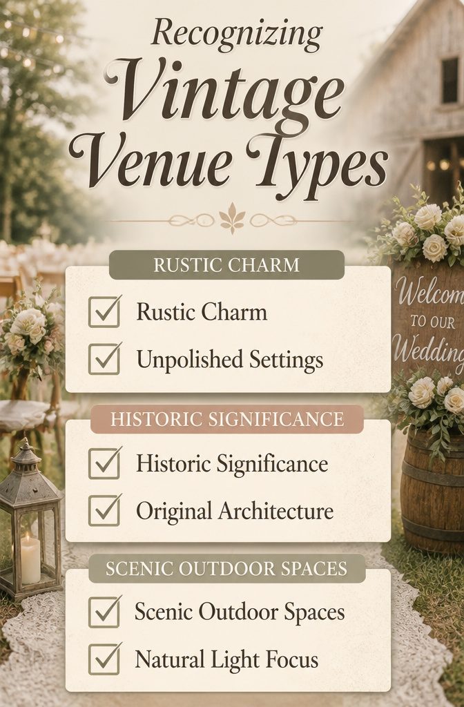 10 Vintage Wedding Venues in Indiana for a Classic Celebration 13 Different types of vintage wedding venues in Indiana, showcasing various styles.